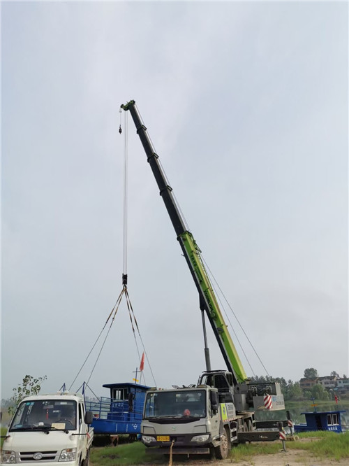 叶城县桥梁建设吊装案例